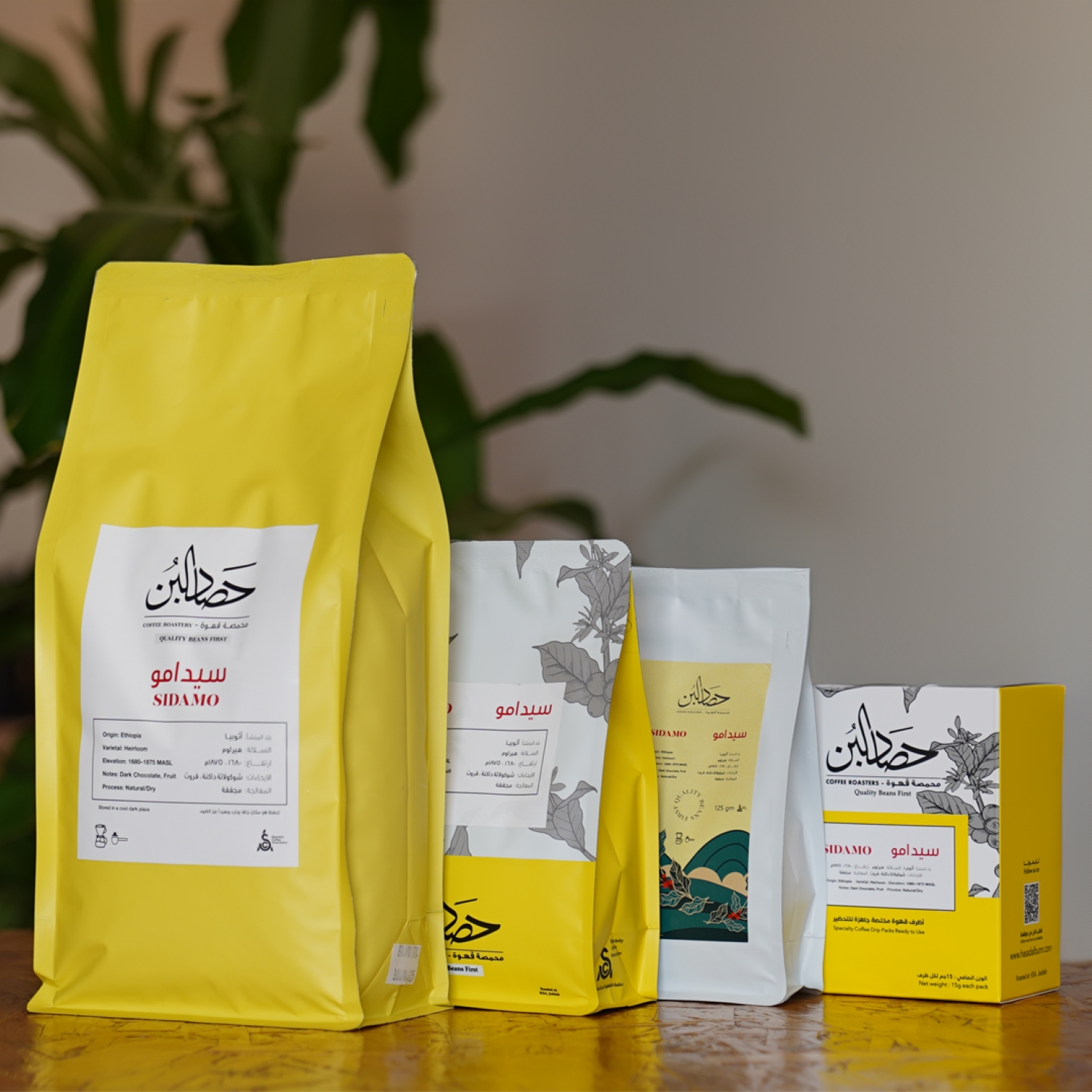 محمصة حصاد البن    